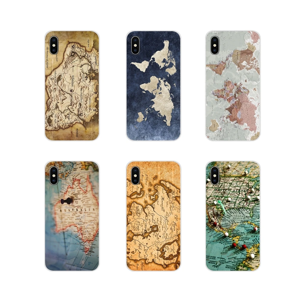 Аксессуары чехол для телефона Карта мира путешествия просто Go Apple iPhone X XR XS 11Pro MAX 4S