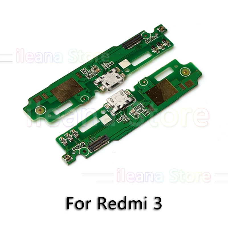 For Redmi 3 USB Дата зарядный порт зарядное устройство док-разъем гибкий кабель для Xiaomi Redmi Note 3 3s 4 4x Pro Prime Замена - Цвет: For Redmi 3