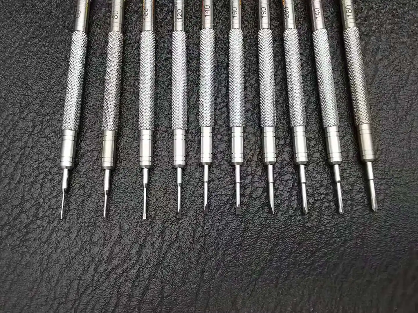Stainless Steel High Precision Screwdrivers Set 10PCS For Watchmakers Watch Repair Tools, Plus Spare 20PCS  Blades ,Top Quality enlarge