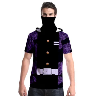 Толстовка Мужская/женская с капюшоном Модный 3D свитшот в стиле аниме рассекающий