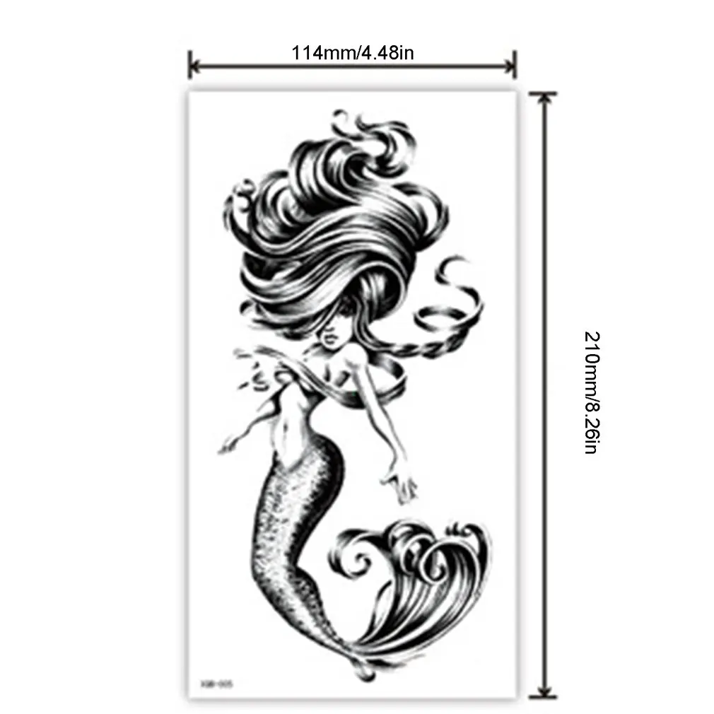 

Practical Waterproof Stickers Environmental Protection Mermaid Pattern Non-toxic Hanging Ornaments Stickers
