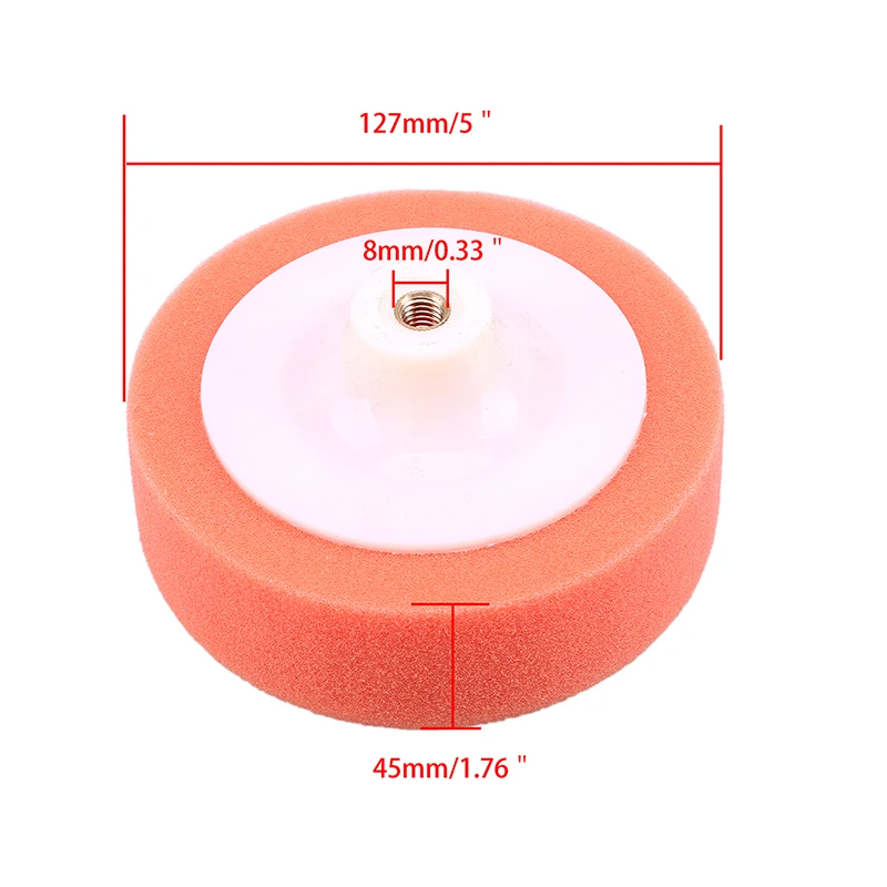 Posbay 5 &quot/6&quot/7 &quotавто Пена воском Губка для полировки шаровых колес полировщик