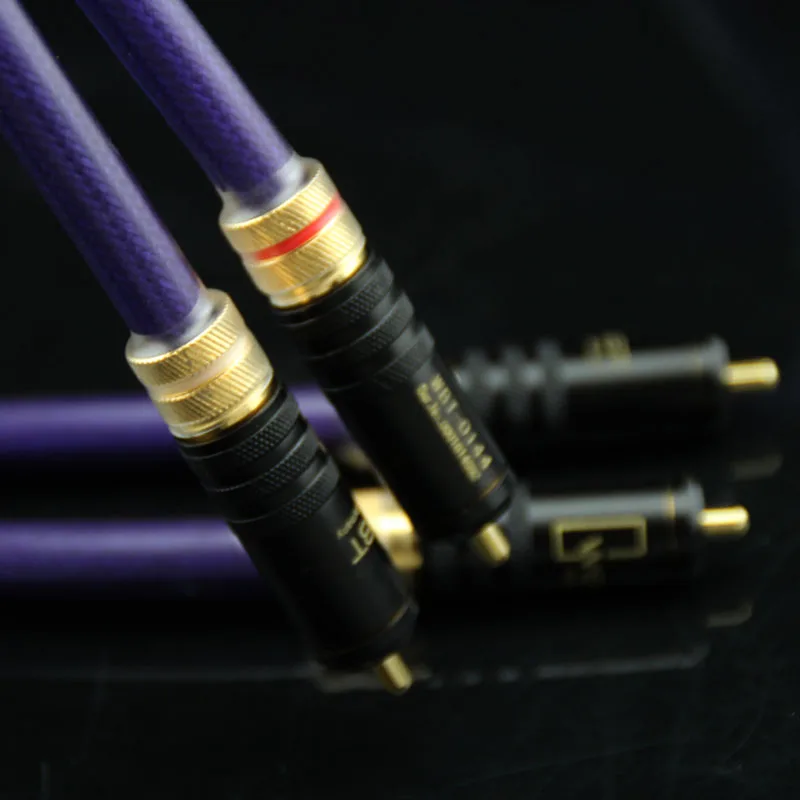Пара кабелей Van Den Hul MC Silver IT 65G RCA с разъемом WBT