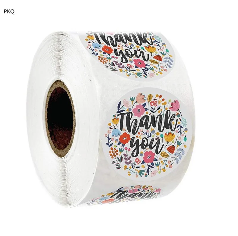 Индивидуальный дизайн наклейки с логотипом на заказ наклейка спасибо этикетки