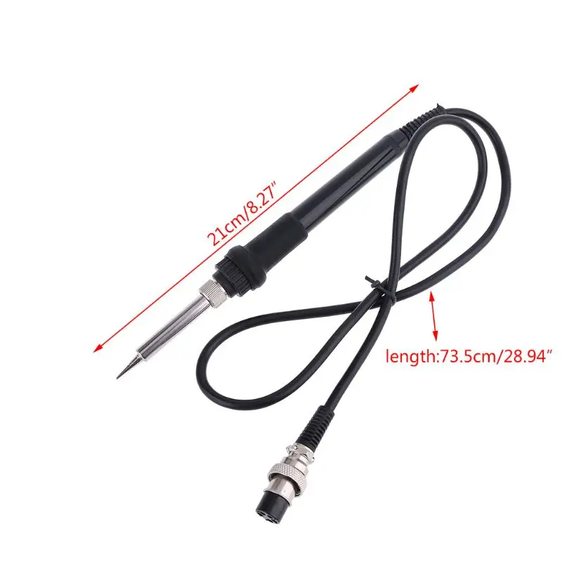 

2021 New Soldering Electric Iron Handle for HAKKO 936 907 937 5 Holes With a Ceramic Heating Element Welding Station Parts