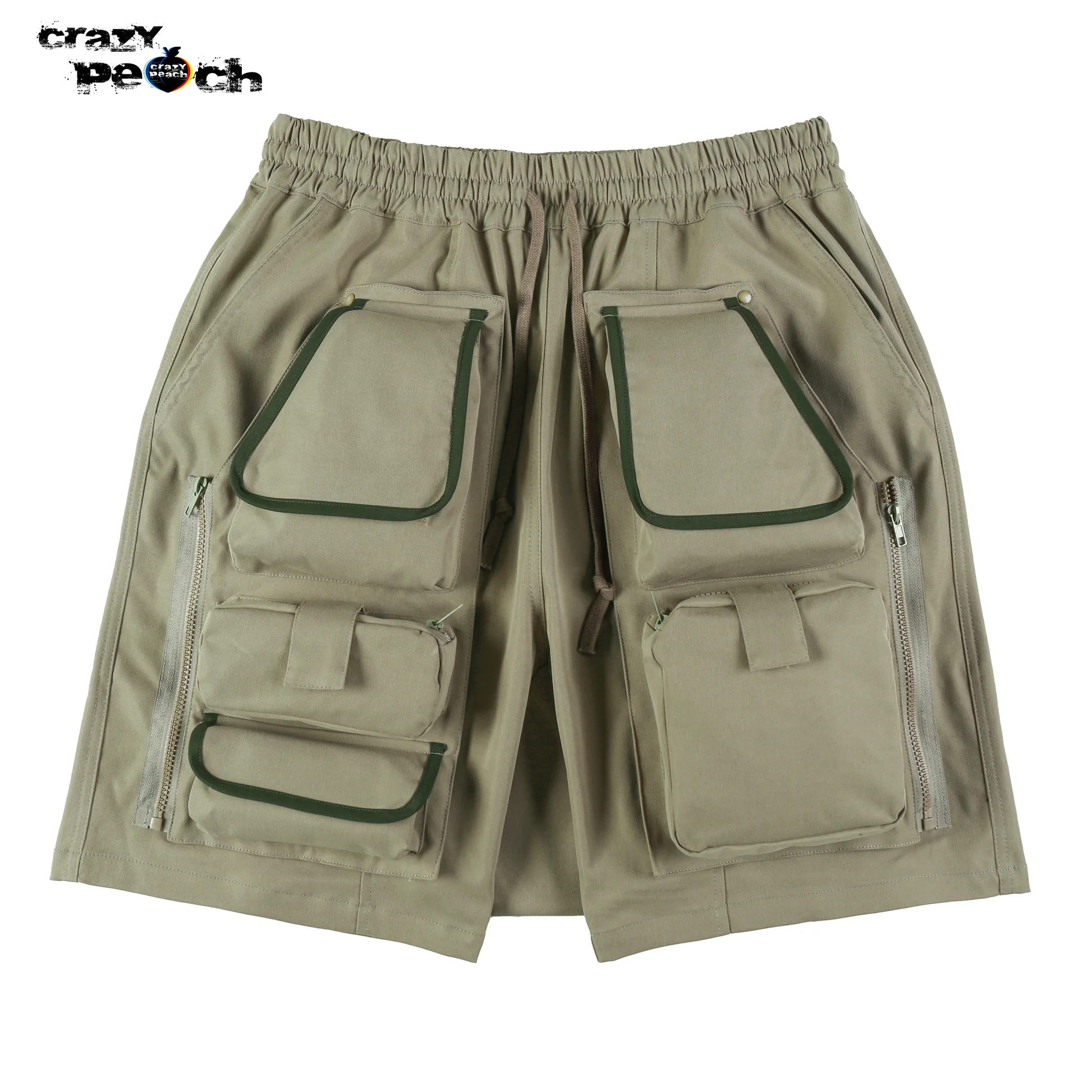 

Шорты-багги мужские с эластичным поясом, повседневные спортивные, уличная одежда, шорты-карго в стиле хип-хоп, уличная одежда, лето