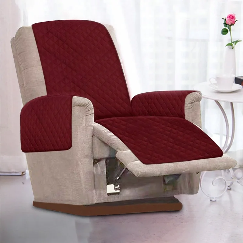 

Quilted Sofa Cover Washable Recliner Couch Coat Anti-wear Slipcover Cushion Armchair Furniture Protector for Dog Pet Sofa Cover