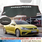 Искусственная кожа для Volkswagen VW Golf 7 MK7 2013  2019 приборной панели крышка защитная накладка автомобильные аксессуары приборная панель коврик от солнца 2018