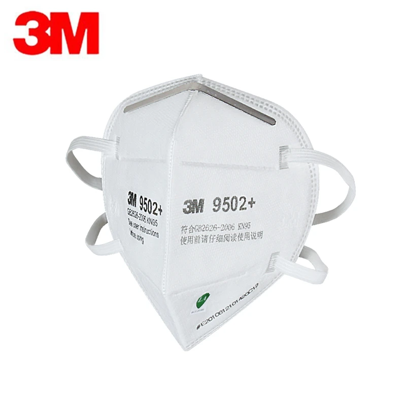 Оригинальная респираторная маска 3M KN95 FFP2 9502 + Защитная фильтр PM2.5 FFP2Mask защитные