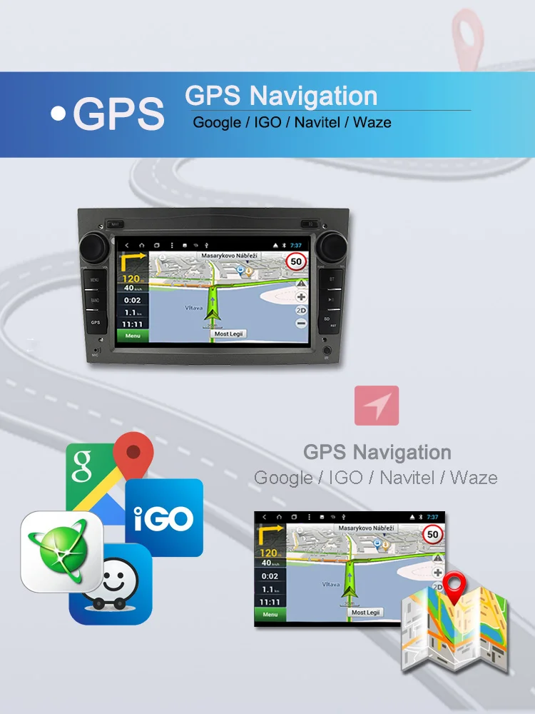Bonroad 2Din Android 10,0 Автомобильный мультимедийный плеер для Opel Astra Vectra Antara Zafira Corsa радио gps Навигация стерео приемник