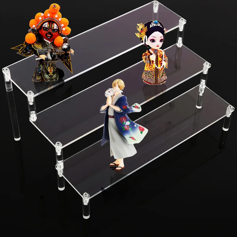 3 слойная акриловая стойка для хранения косметики съемный держатель ювелирных