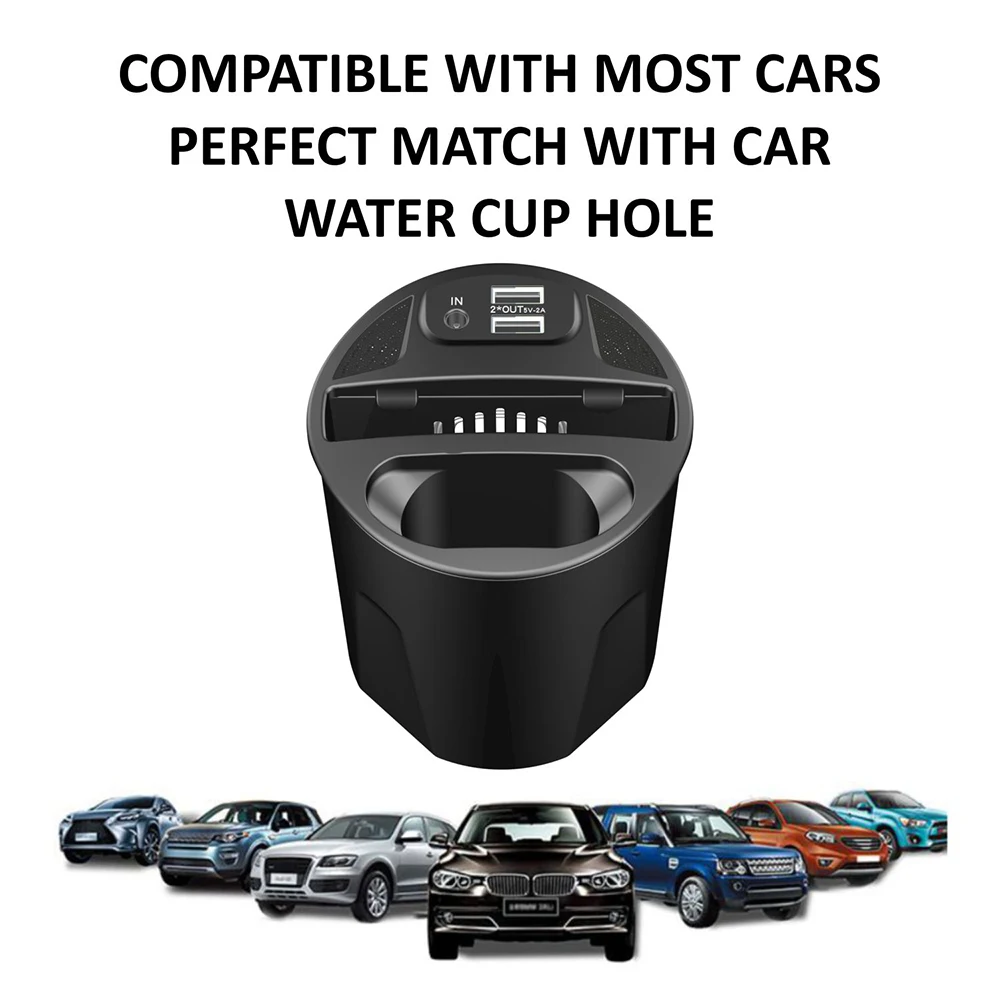 Cargador r&aacute;pido QI para coche inal&aacute;mbrico, taza para IPhone 12 11 Pro Max XS XR 8 Plus, soporte de carga inal&aacute;mbrica para Samsung S21 S20/Note10-4