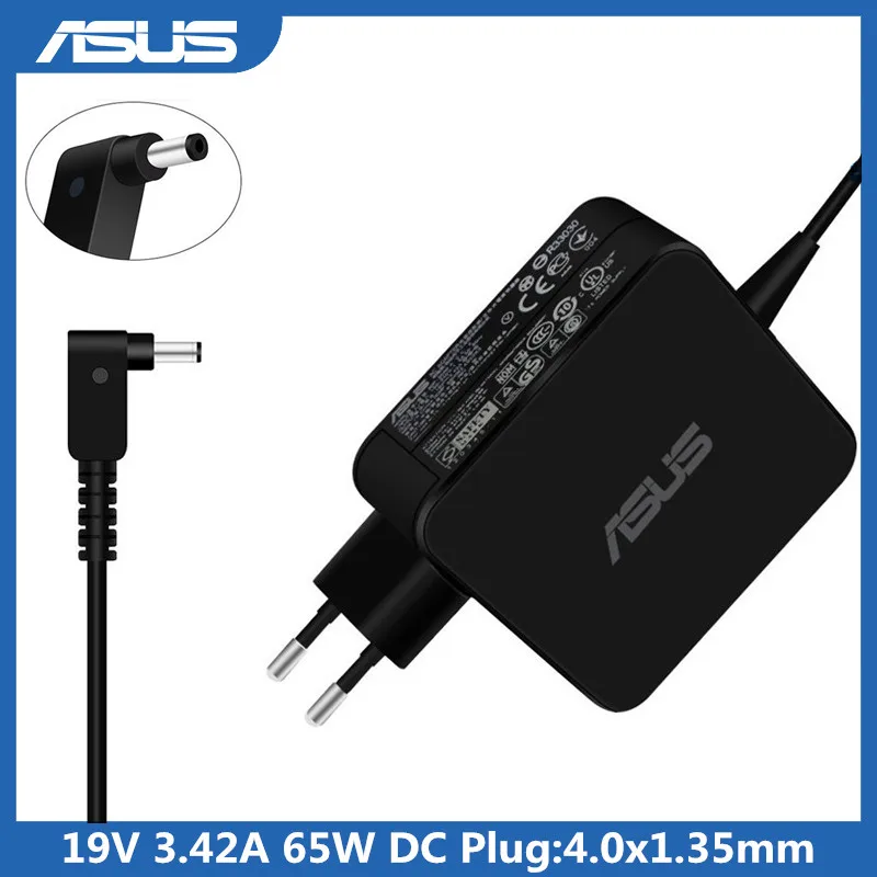 4,0x1,35 мм 19V 3.42A 65 Вт ADP-65AW в CC AC Мощность Зарядное устройство для Asus S200E X201E X503M UX21A UX31A UX32A UX302 UX300 UX303 ноутбук