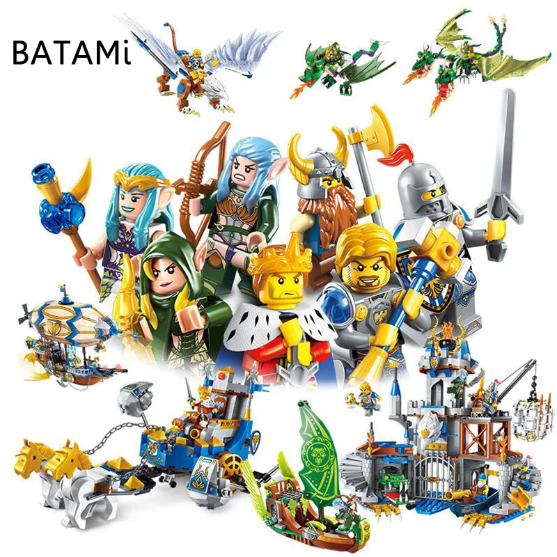 Модель строительного блока кирпичи игрушки совместимые с войной славы замок