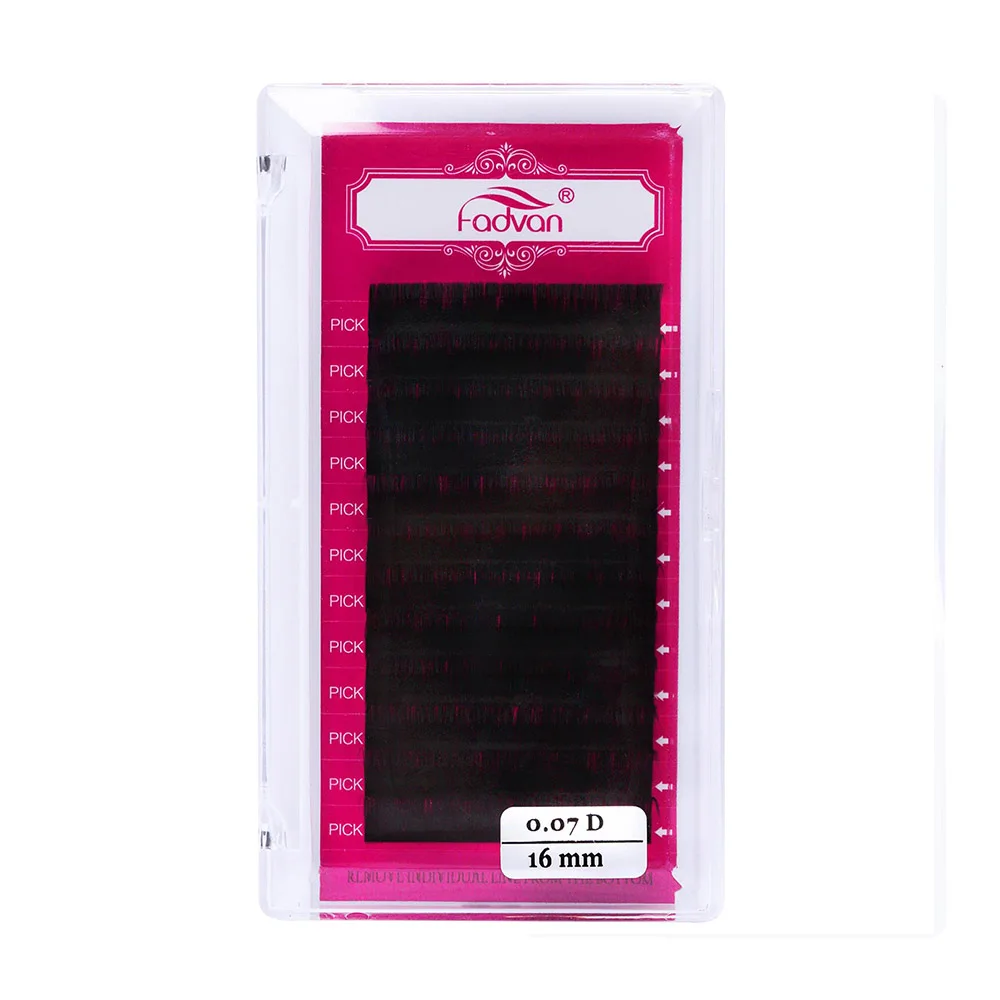 Fadvan макияжные ресницы оптом 25 мм lLashes индивидуальные косметические из