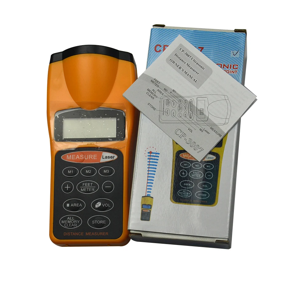 Устройство для измерения расстояния многофункциональное с ЖК-дисплеем 18-180