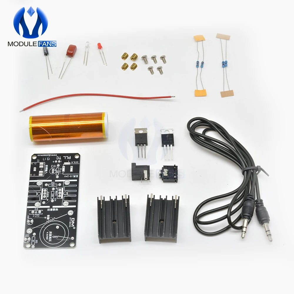 DIY Kit мини музыкальный плазменный динамик с катушкой Тесла Tesla дуговой генератор