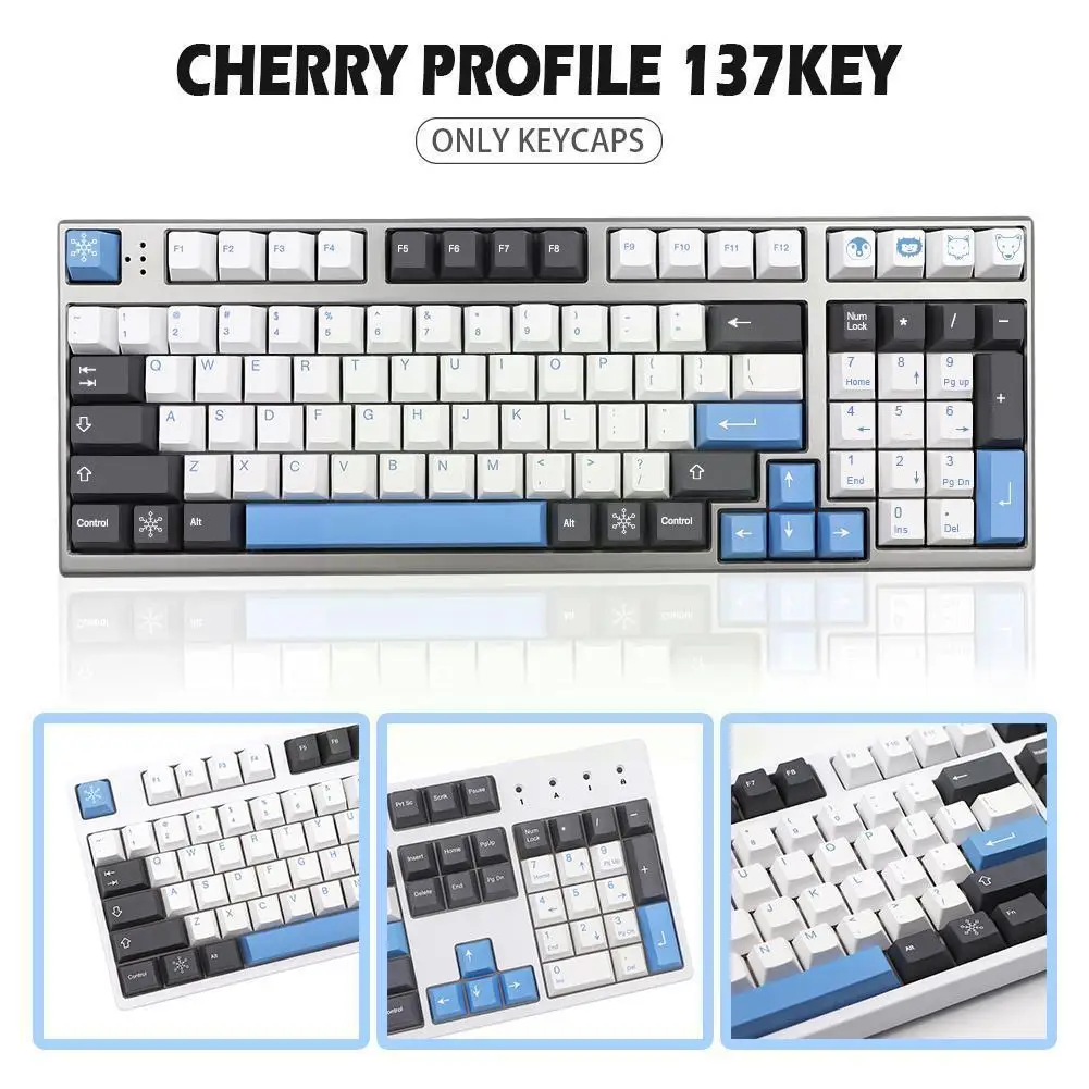 

Клавиши Gmk с кругами, высота Pbt 137, матовые колпачки клавиш для Mx, механическая клавиатура переключателей O2r7