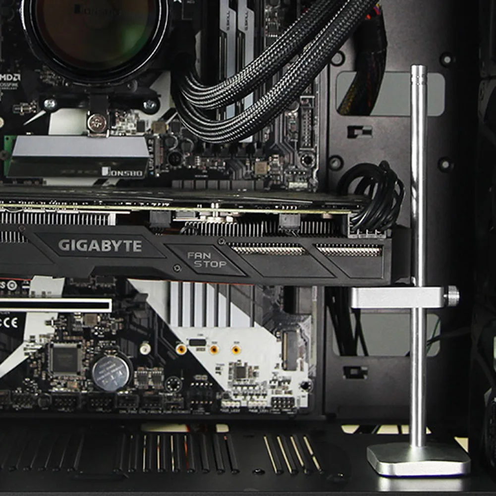 Алюминий Графический держатель для карт Джек настольных ПК чехол видеокарта