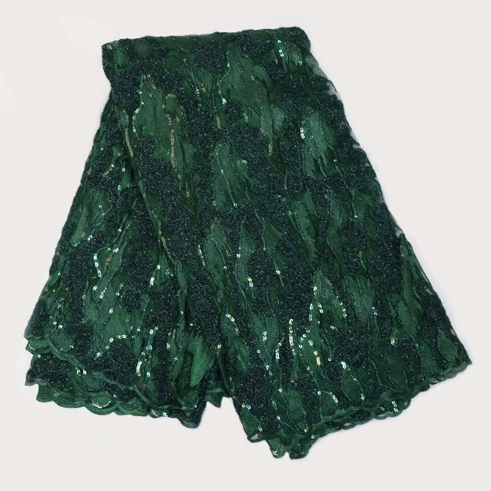 2019 Высокая качественная французская кружевная ткань Африканская (5 ярдов/шт)