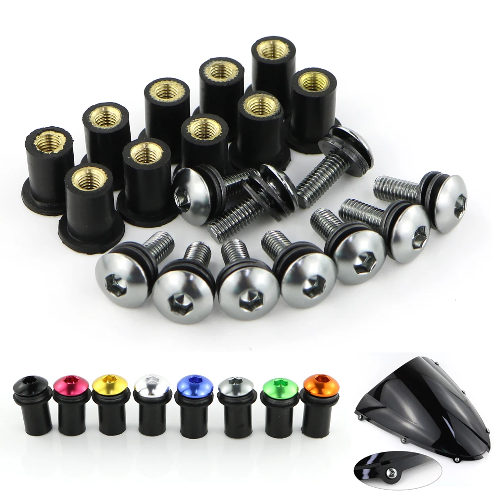 Набор болтов для крепления ветрового экрана мотоцикла Ducati SUPER SPORT 620 800 1000 ST2 ST3 ST4 PASO 750 M4*16 10 шт.