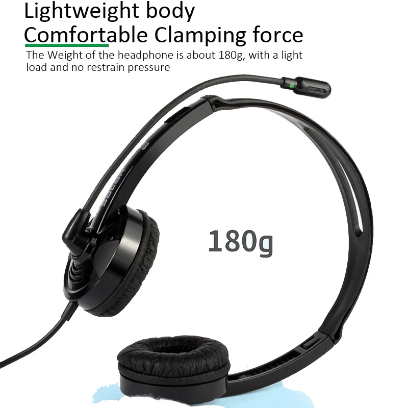 

Wired Headphones Headsets With Mic Volume Control 3.5mm USB plug For Conference PC Computer Phone Game Noise Canceling Earphone