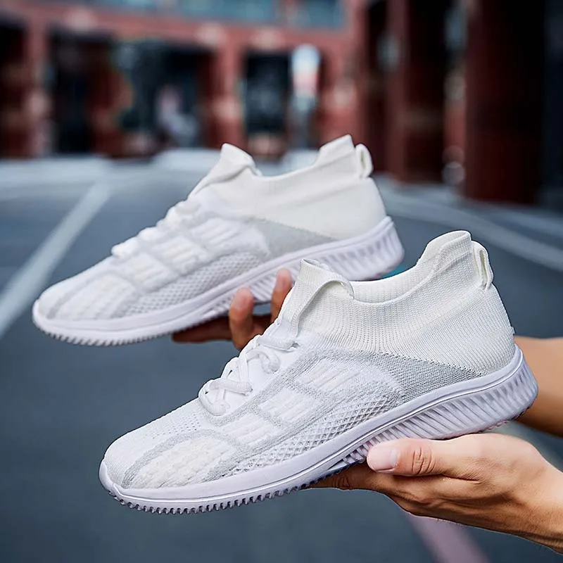 Мужские беговые кроссовки дышащие для бега на открытом воздухе летающие мужчин и