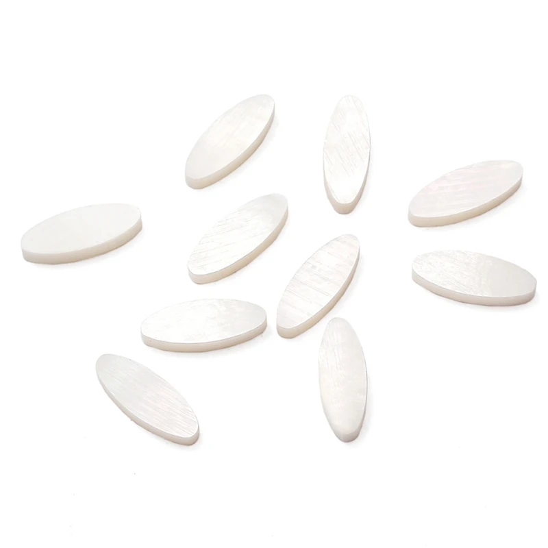 10 шт. инкрустационный материал Белый перламутровый лист заготовки в корпусе
