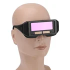 Сварочный шлем на солнечной батарее с автоматическим затемнением, защитная крышка для глаз, очки с защитой от ультрафиолета, инструменты для линз с инфракрасным излучением