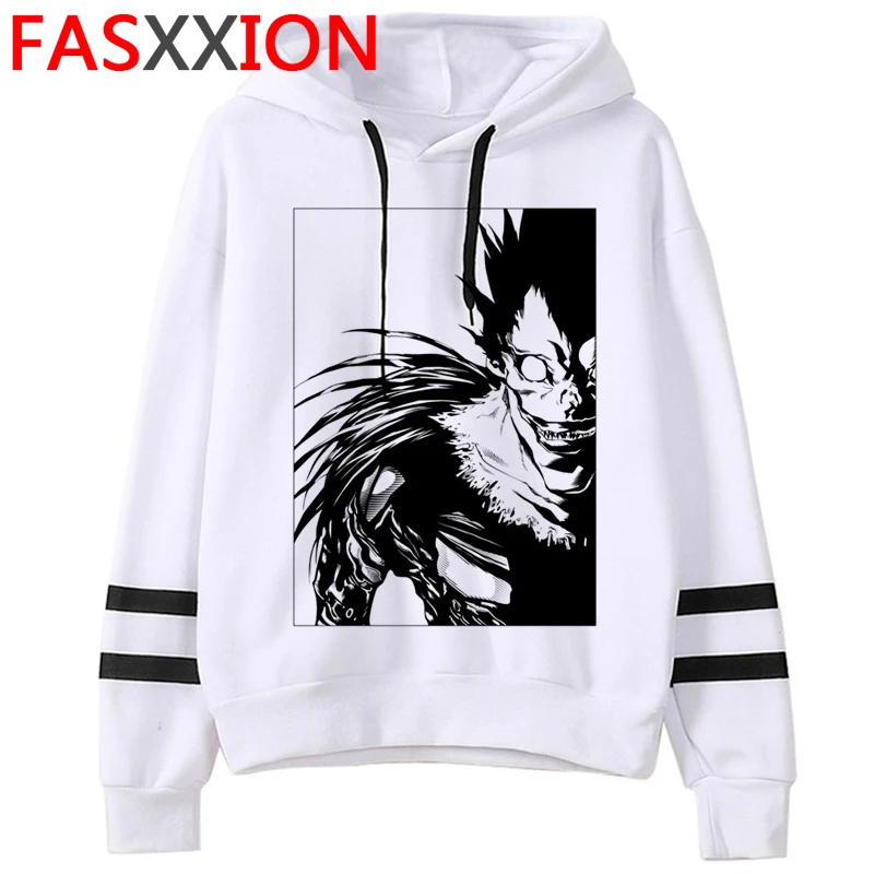 

death note hoodies male y2k aesthetic 2021 anime printed men hoody sweatshirts hip hop grunge