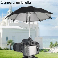dslr camera umbrella universal hot shoe cover photography accessory camera sunshade rainy holder for canon