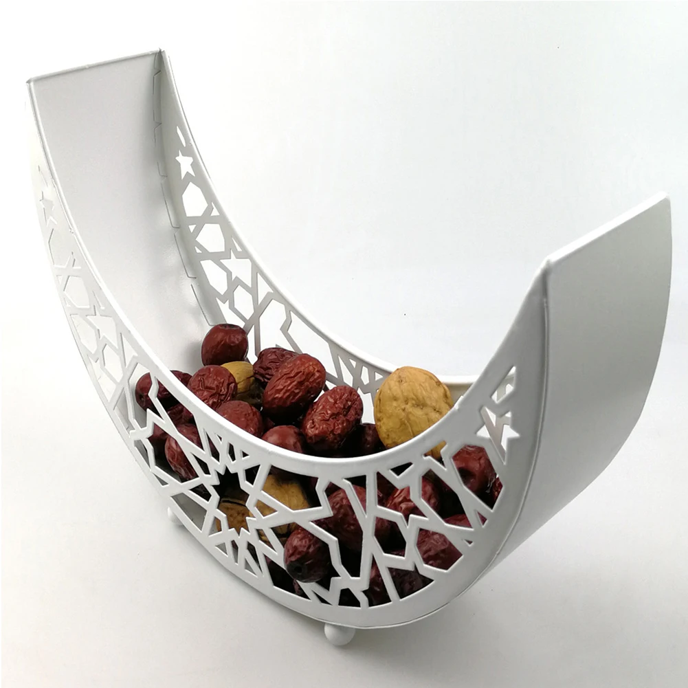 

Home Decoration Candy Snack Ramadan Muslim Serving Tray Dried Fruit Eid Mubarak Party Food Dessert Container Tableware Storage