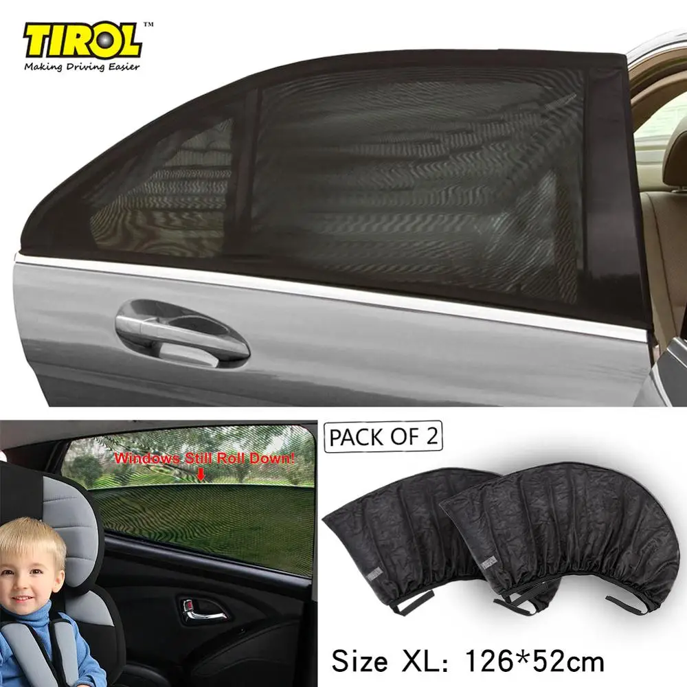2 шт. сетчатые солнцезащитные очки для автомобильных боковых дверей T11724a|car window|sun
