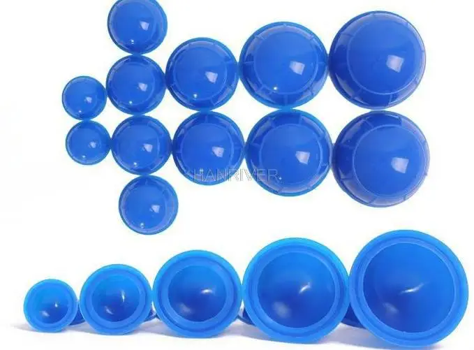 12 pieces of household health care silicone cupping Silica gel strong attraction Vacuum cupping Hygroscopic tank