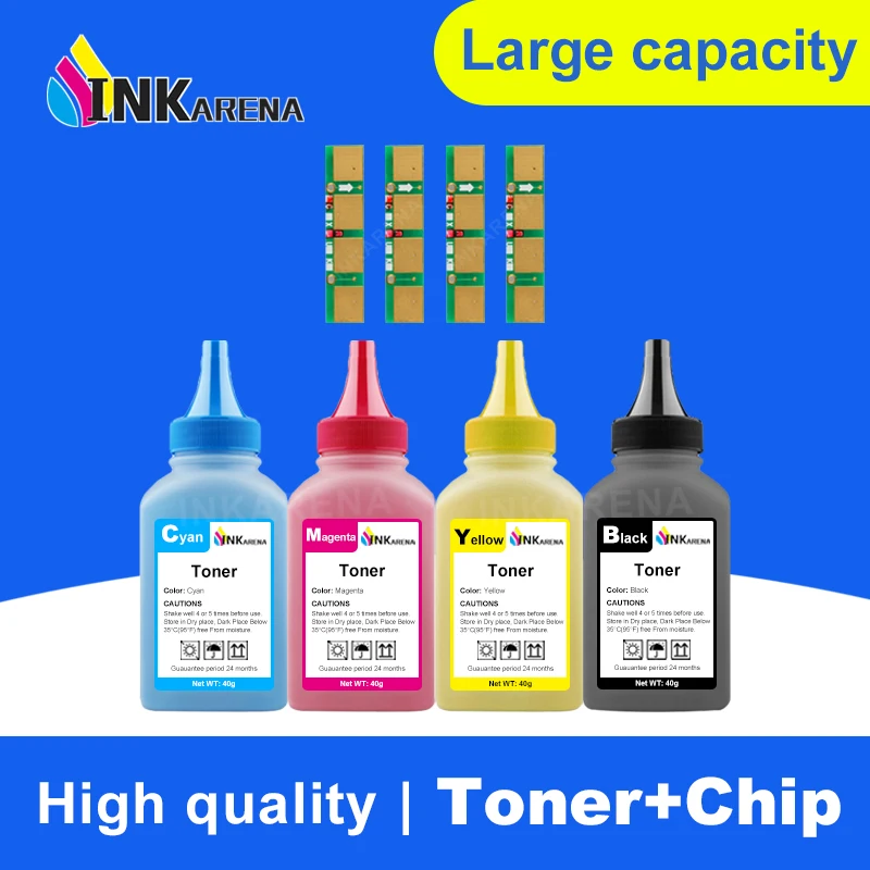 INKARENA Заправка тонер CLT K406S 406 КЛТ для samsung CLP 360 362 364 365 SL C410W C460W CLX 3300|Тонер| |