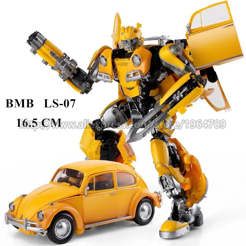 

BMB New LS07 16.5CM cool Transformation Movie Toys Yellow Robot Car Action Figures Anime model Toy Kids boy Gift H6003-5 LS-07