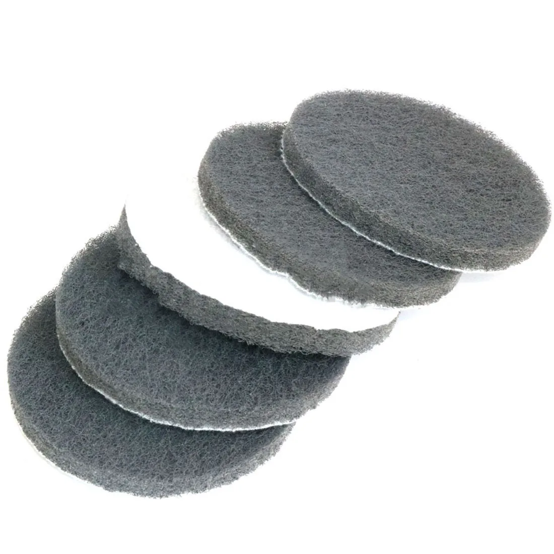 

1 / 4inch Scrub Pads Kit Set of 100 Back fleece + 1PCS polishing plate