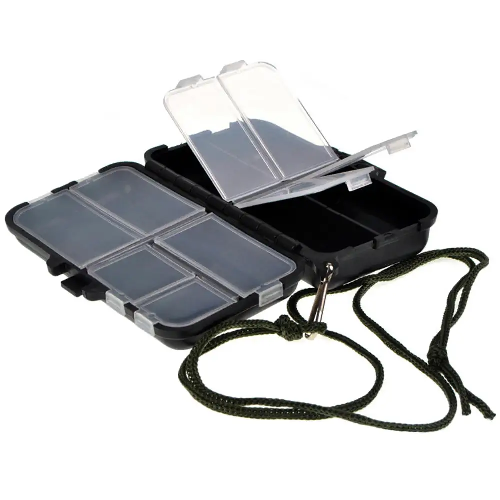 

4pcs 9 Compartments Fishing Tackle Boxes Transparent Plastic Fishing Lure Bait Hook Storage Case Tackle Box Fishing Accessories