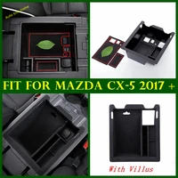 accessories center control multifunction container storage box phone tray accessory cover kit fit for mazda cx 5 cx5 2017 2022