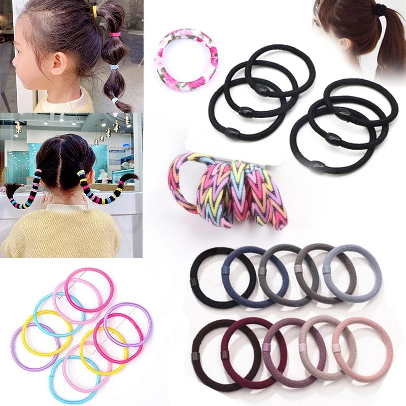 

100/50/40/30pcs Hairdressing Braiding Tools Hair Accessories Women Hair Tie Tum Girls Scrunchies Elastic Hair Bands Hairstyle