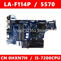 0hxn7h cal60 la f114p i5 7200u cpu mainboard for dell inspiron 15 5570 cn hxn7hlaptop motherboard 100tested working well