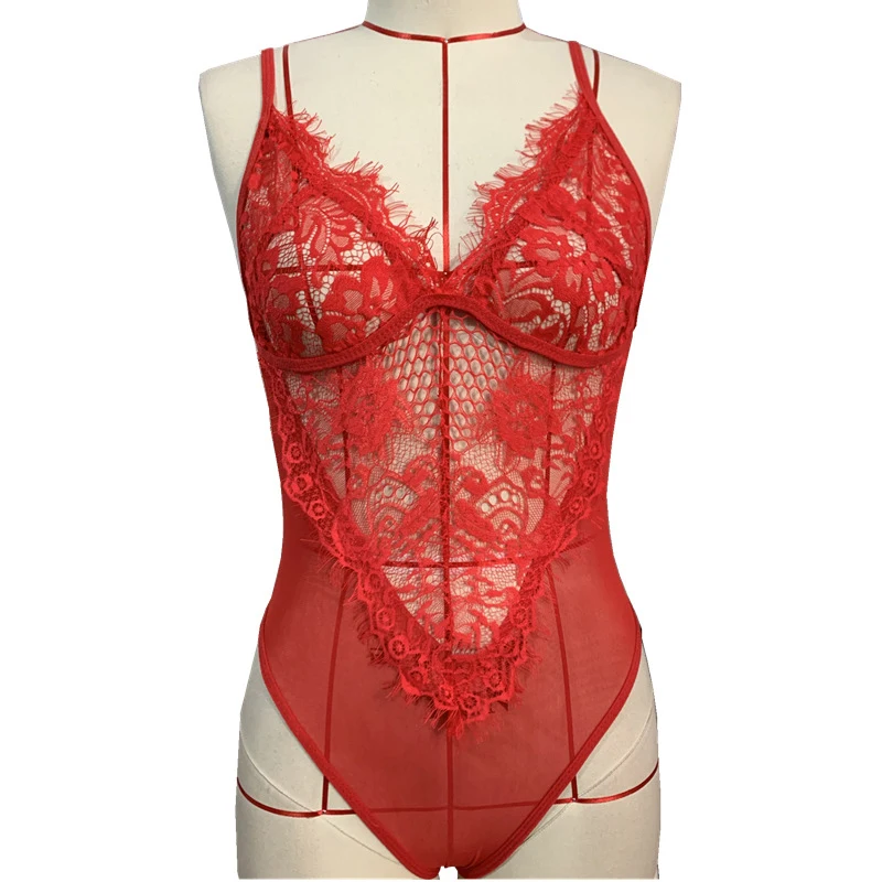 Тедди нижнее белье Комбинация Мини боди Взрослые Эротические девушки Прозрачное