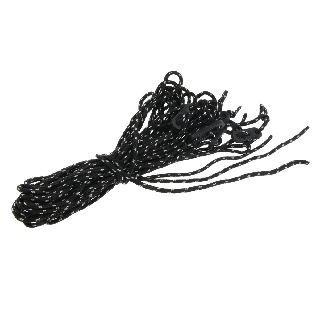 

6x2m Reflective Hammock Hanging Rope Guyline Cord for Camping Tent Swing