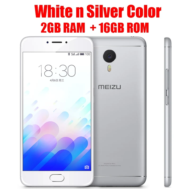 Silver 2G 16G Meizu M3 Note, 4G LTE, глобальная прошивка, мобильный телефон Helio P10, четыре ядра, 5,5 дюймов, FHD, 2G, 16G, Touch ID, 4100 мАч, смартфон - Цвет: Silver 2G 16G
