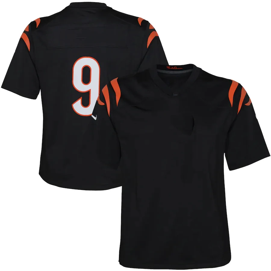 

Kids Cincinnati Jersey American Football Jersey Maillot Rugby Team Uniform Tyler Boyd Burrow