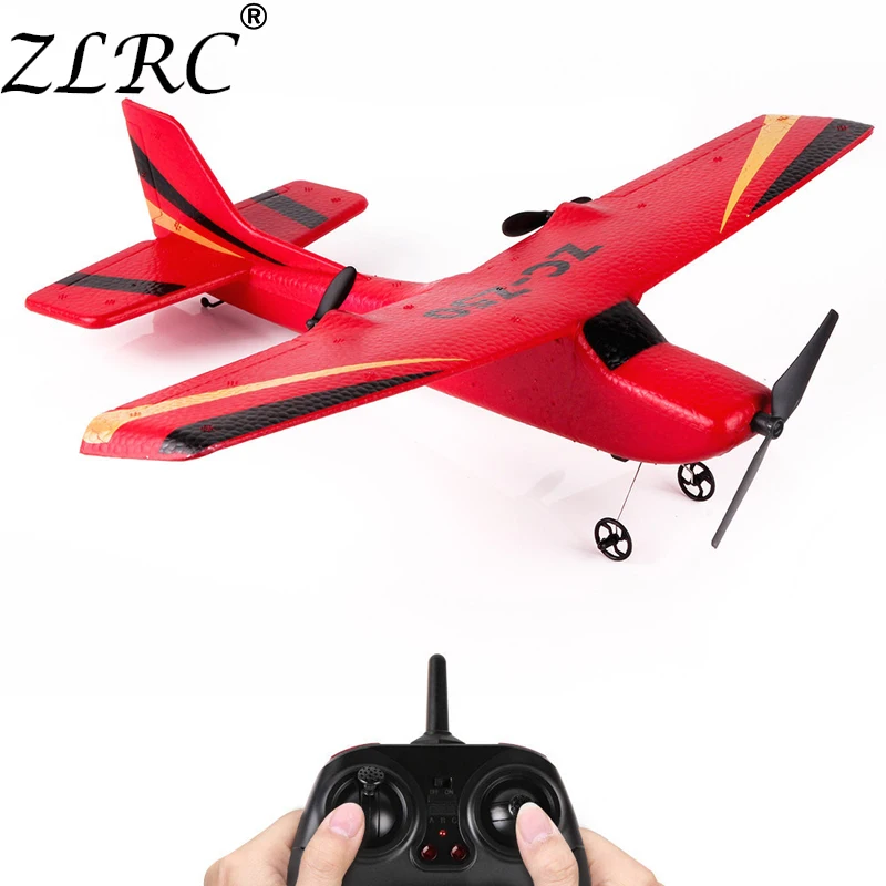

2021 ZLRC Z50 Gyro RTF Remote Control airplanes Glider 350mm Wingspan EPP Micro Indoor RC Airplane funny boys airplanes
