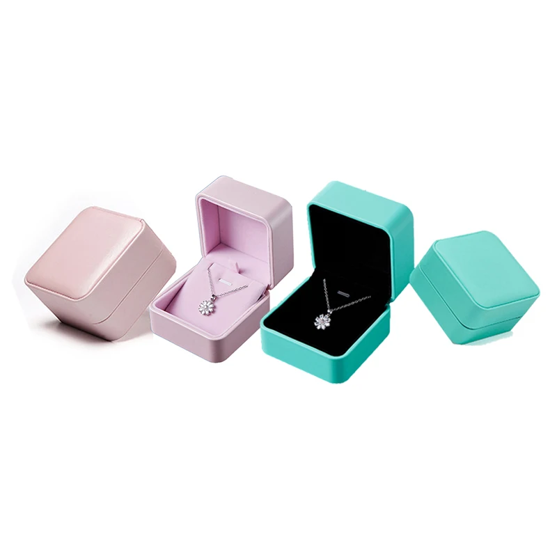 Квадратная кожаная подвесная коробка романтический подарок для ваших близких