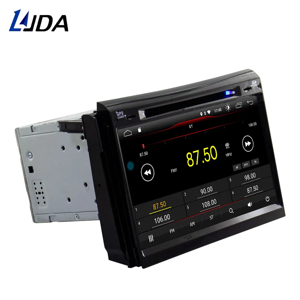 LJDA 2 Din Android 10,0 автомобильный dvd-плеер для Toyota Harrier 2013- Wifi gps радио 2G+ 16G четырехъядерный мультимедийный стерео