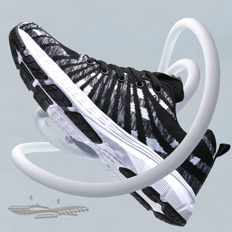 Дышащие кроссовки для мужчин модная спортивная обувь большие размеры