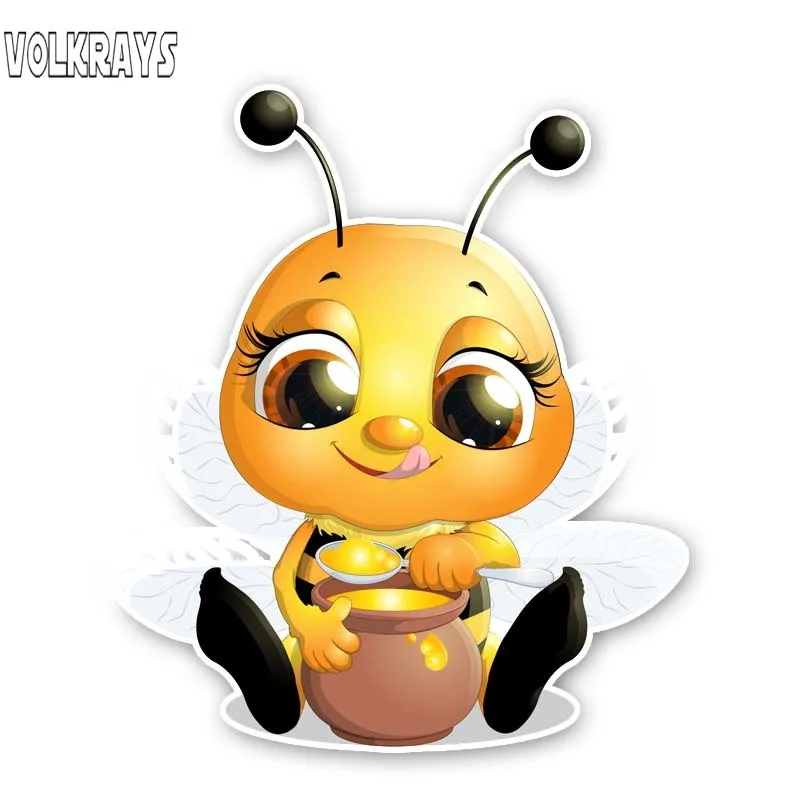 Volkrays индивидуальная Автомобильная наклейка пчелы которые едят мед аксессуары